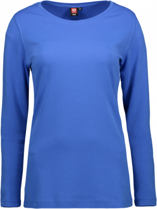 ID - Ladies' Interlock T-Shirt Long-Sleeved - Azur