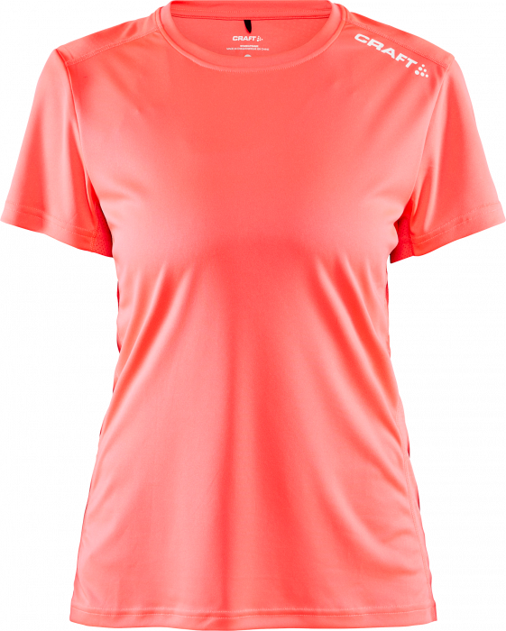 Craft - Rush Ss T-Shirt Dame - Pink red