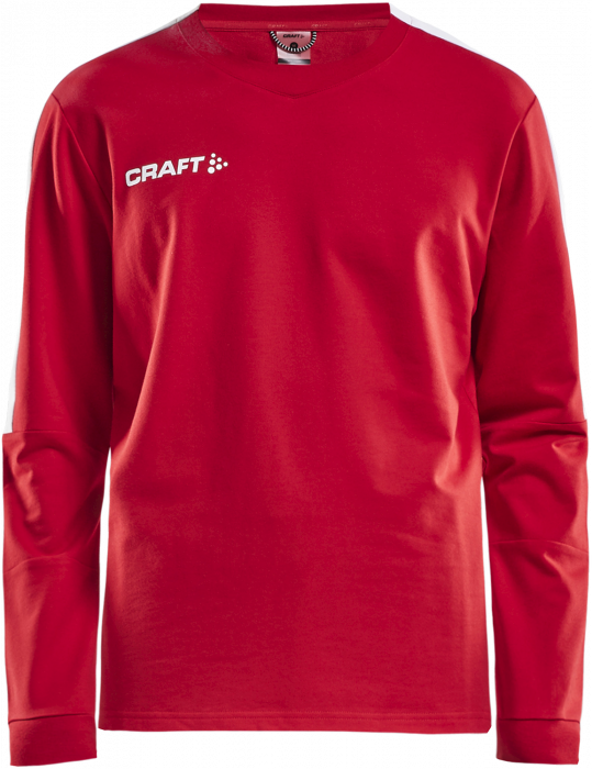 Craft - Progress Målmands Sweatshirt Junior - Rød & hvid