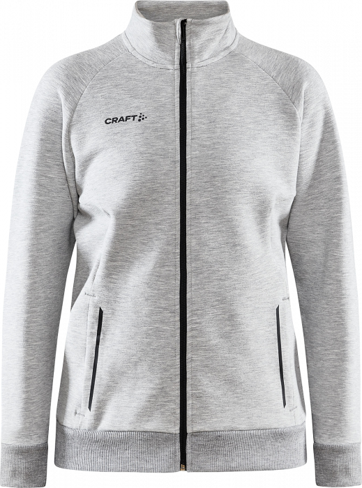 Craft - Core Soul Shirt With Zipper Woman - Melange grey