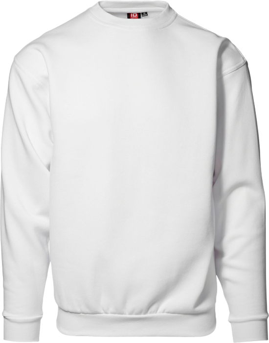 ID - Pro Wear Klassisk Sweatshirt - Hvid