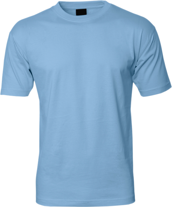 ID - Bomulds Game T-Shirt - Lys blå