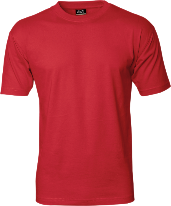 ID - Bomulds Game T-Shirt Børn - Rød