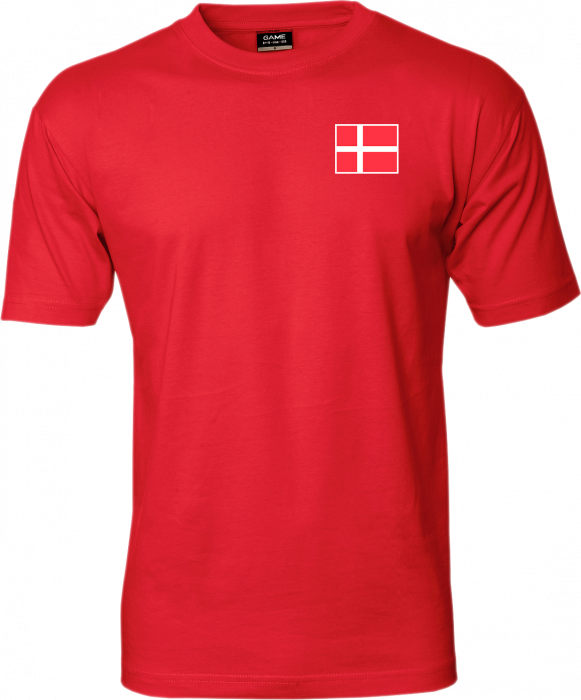ID - Danmarks Bomulds T-Shirt - Rød