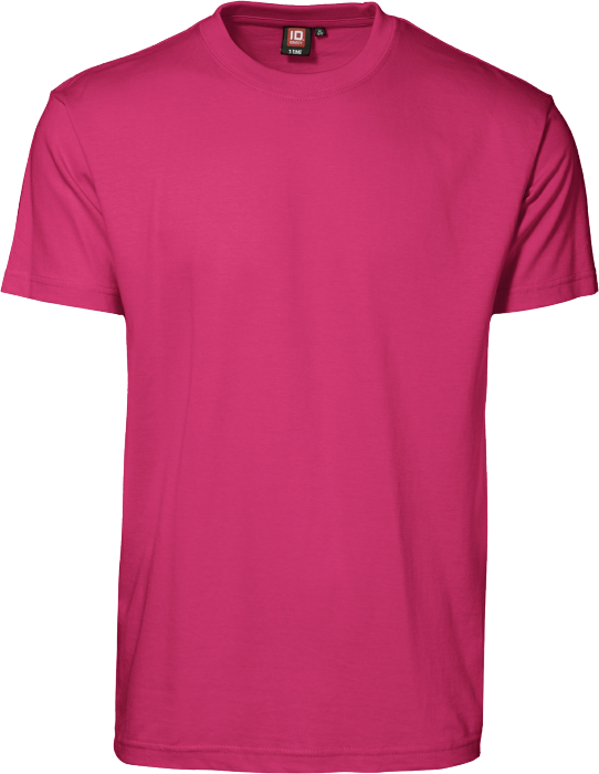 ID - Bomulds T-Time T-Shirt Voksen - Pink