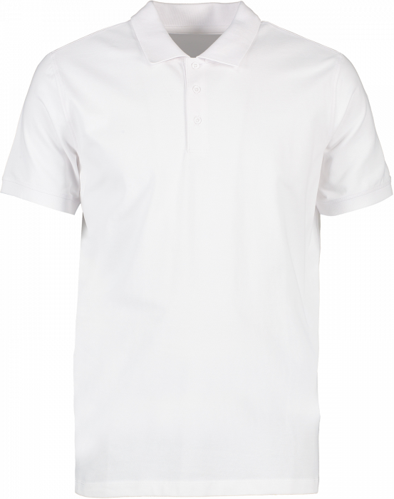 ID - Økologisk Polo T-Shirt Herre - Hvid